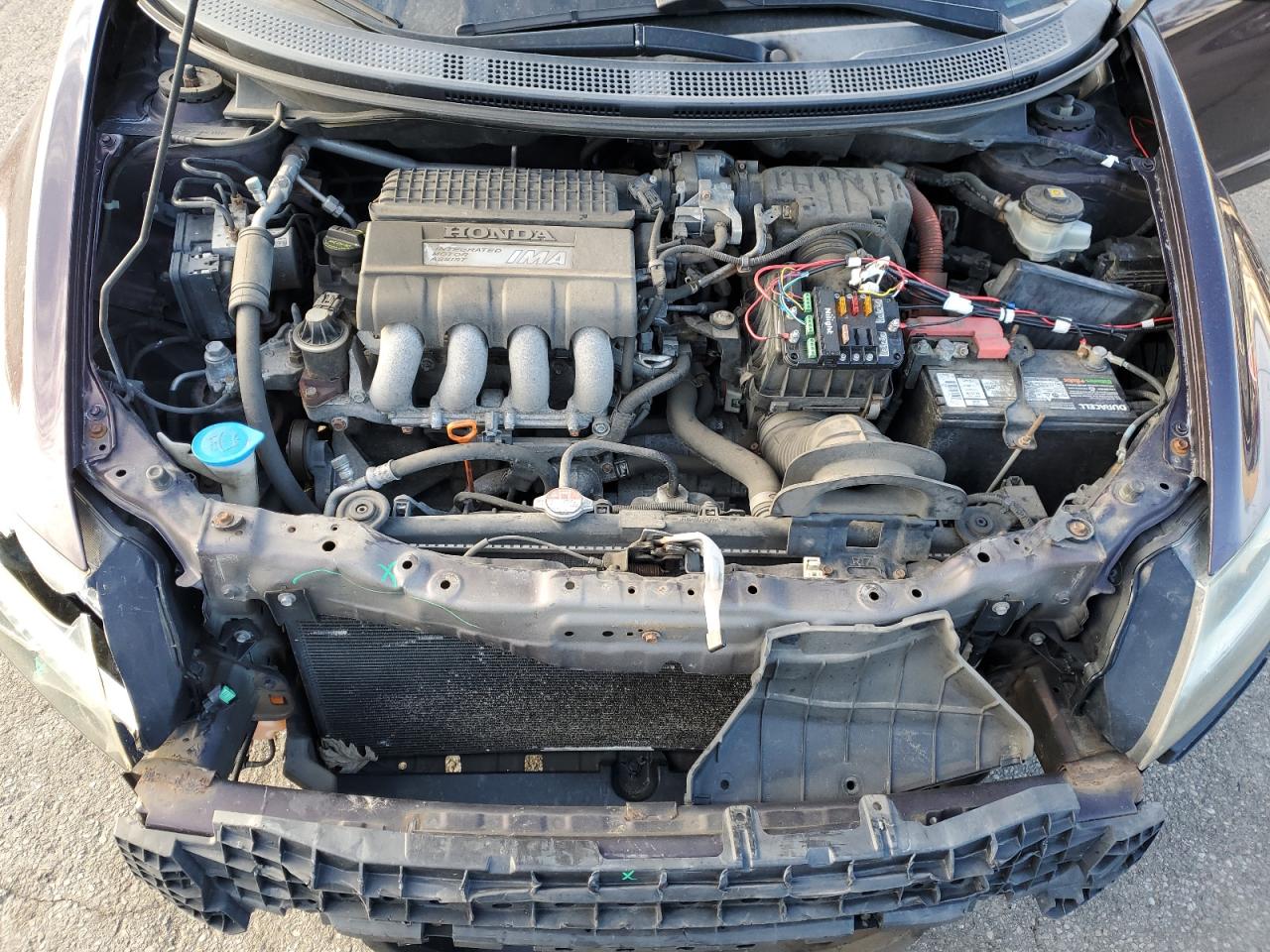 2013 Honda CR-Z VIN JHMZF1D68DS002307 Copart auction photo, front end damage thumbnail 11