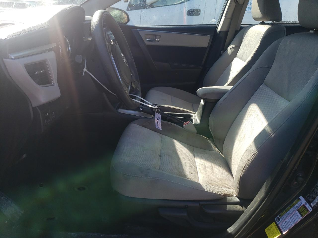 2015 Toyota Corolla VIN 2T1BURHE6FC394006 Copart auction photo, front end / side damage thumbnail 7