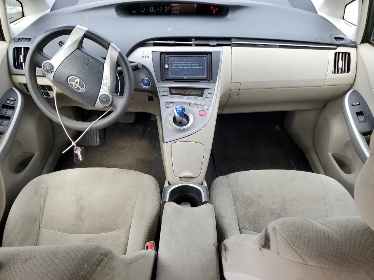 2013 Toyota Prius VIN JTDKN3DUXD1652066 Copart auction photo, rear end damage thumbnail 8