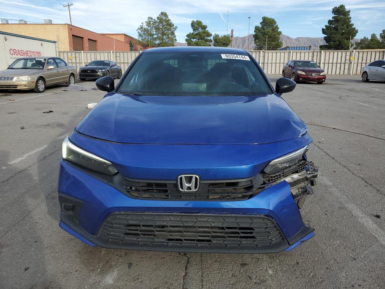 2022 Honda Civic VIN 2HGFE2F51NH602114 Copart auction photo, front end damage thumbnail 5