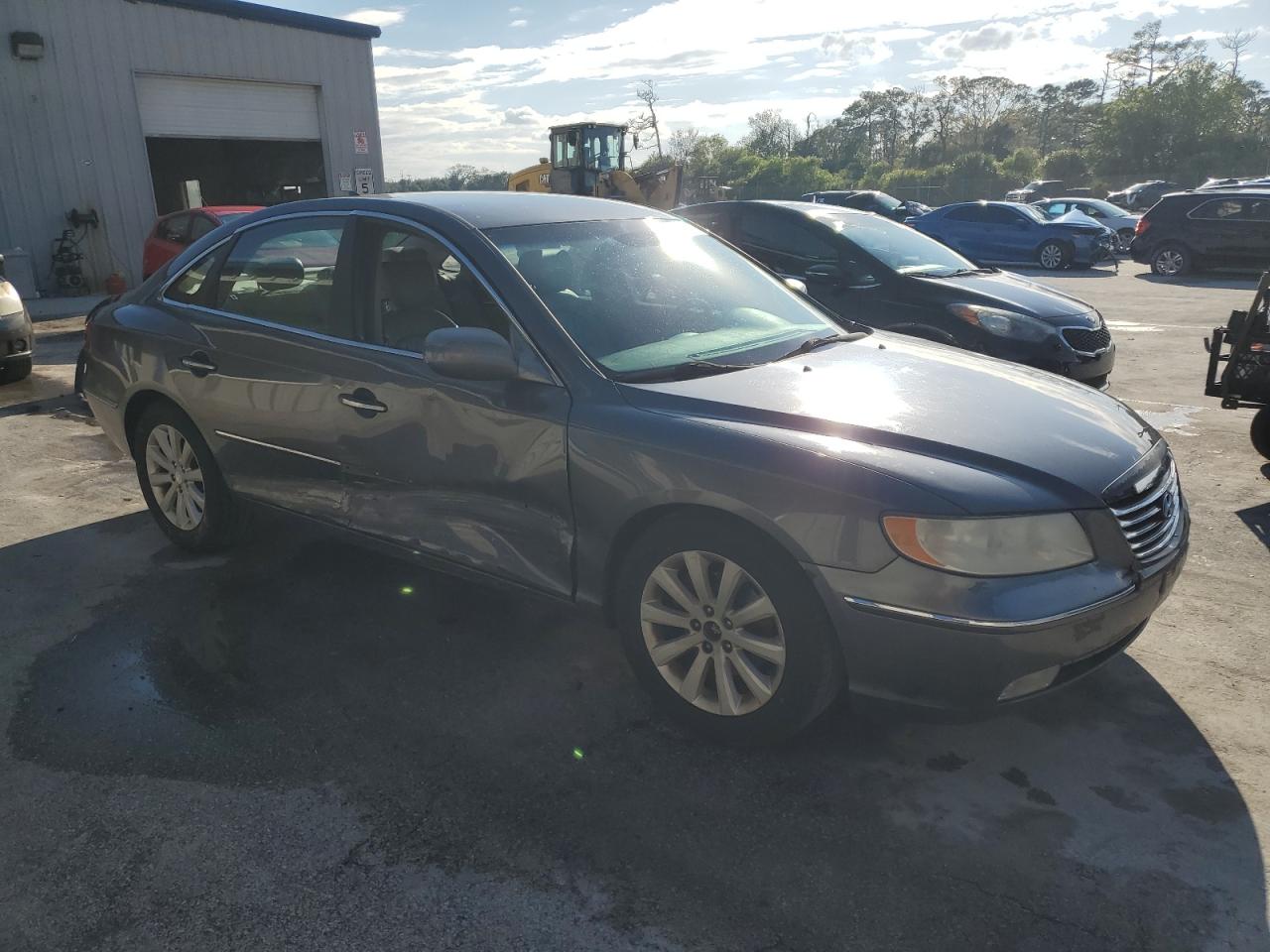 2010 Hyundai Azera VIN KMHFC4DD5AA484650 Copart auction photo, side / minor dent/scratches damage thumbnail 4