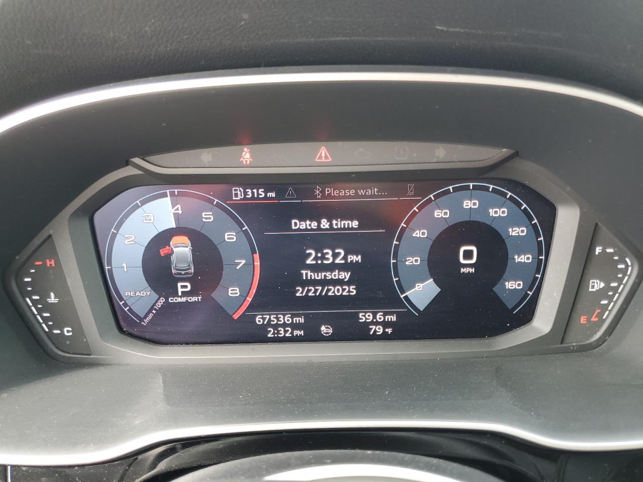 2020 Audi Q3 VIN WA1DECF38L1076385 Copart auction photo, side / partial repair damage thumbnail 9