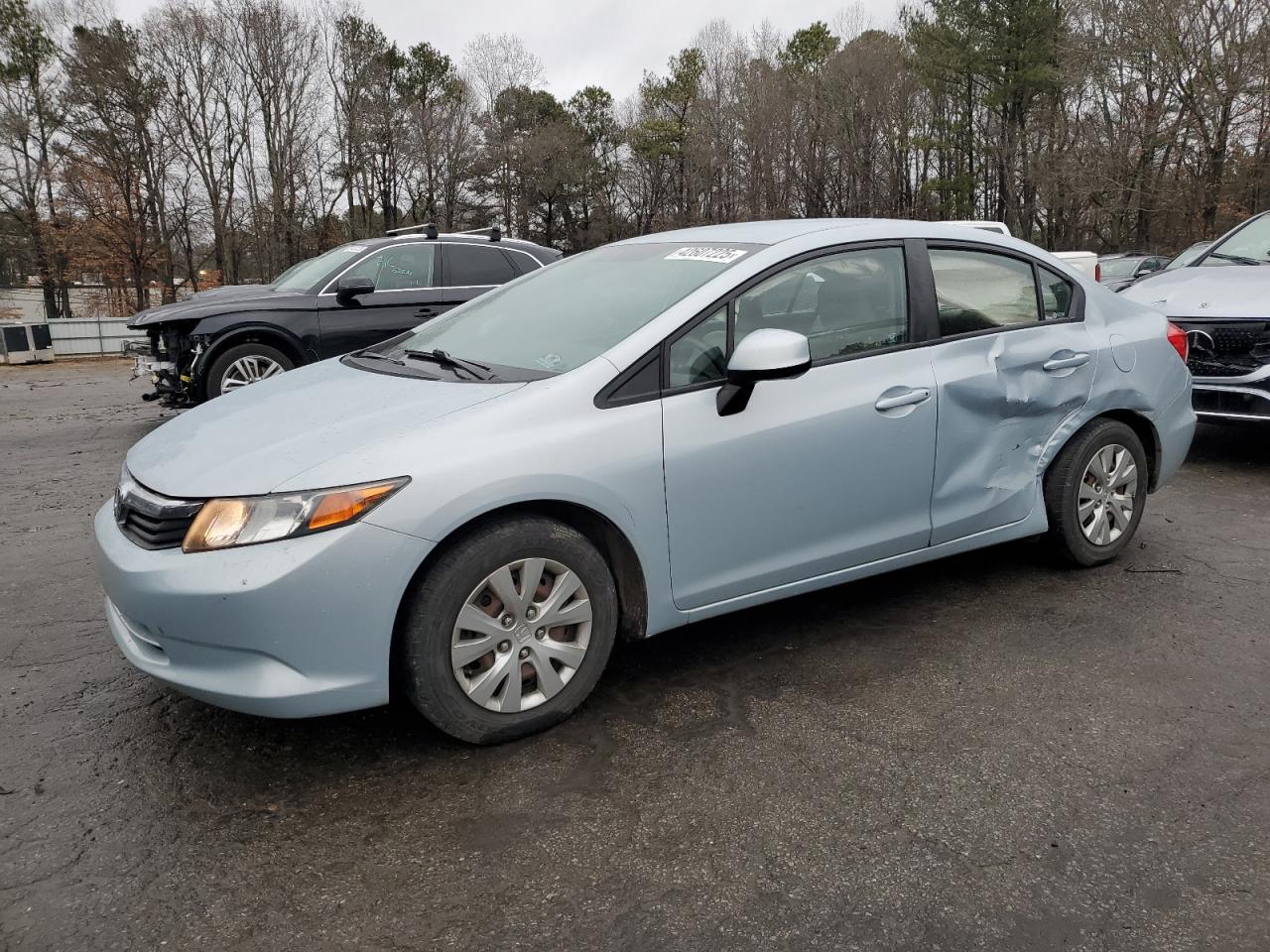 2012 Honda Civic VIN 19XFB2F50CE007027
