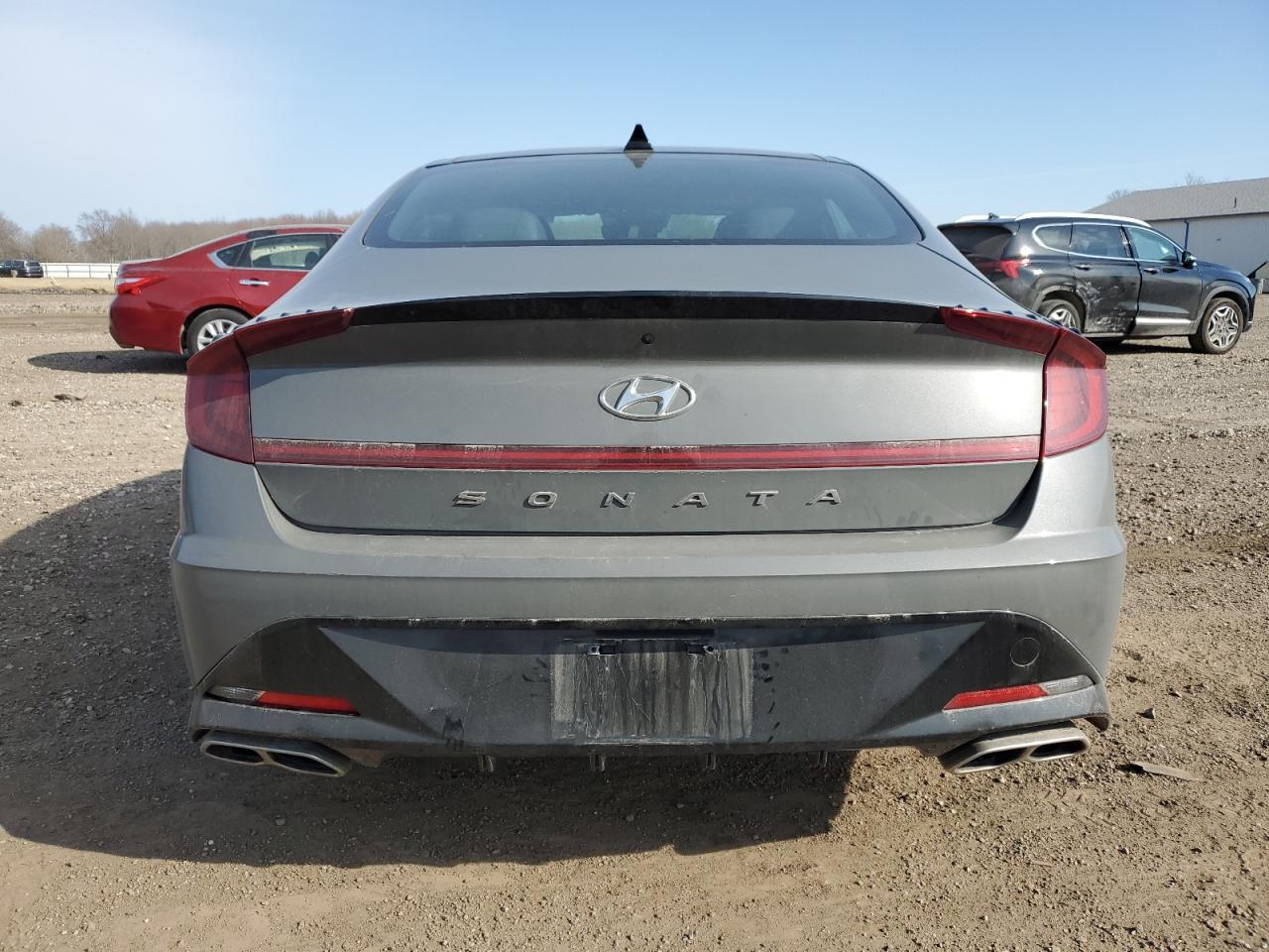 2022 Hyundai Sonata VIN KMHL14JC5NA243990 Copart auction photo, front end / side damage thumbnail 6