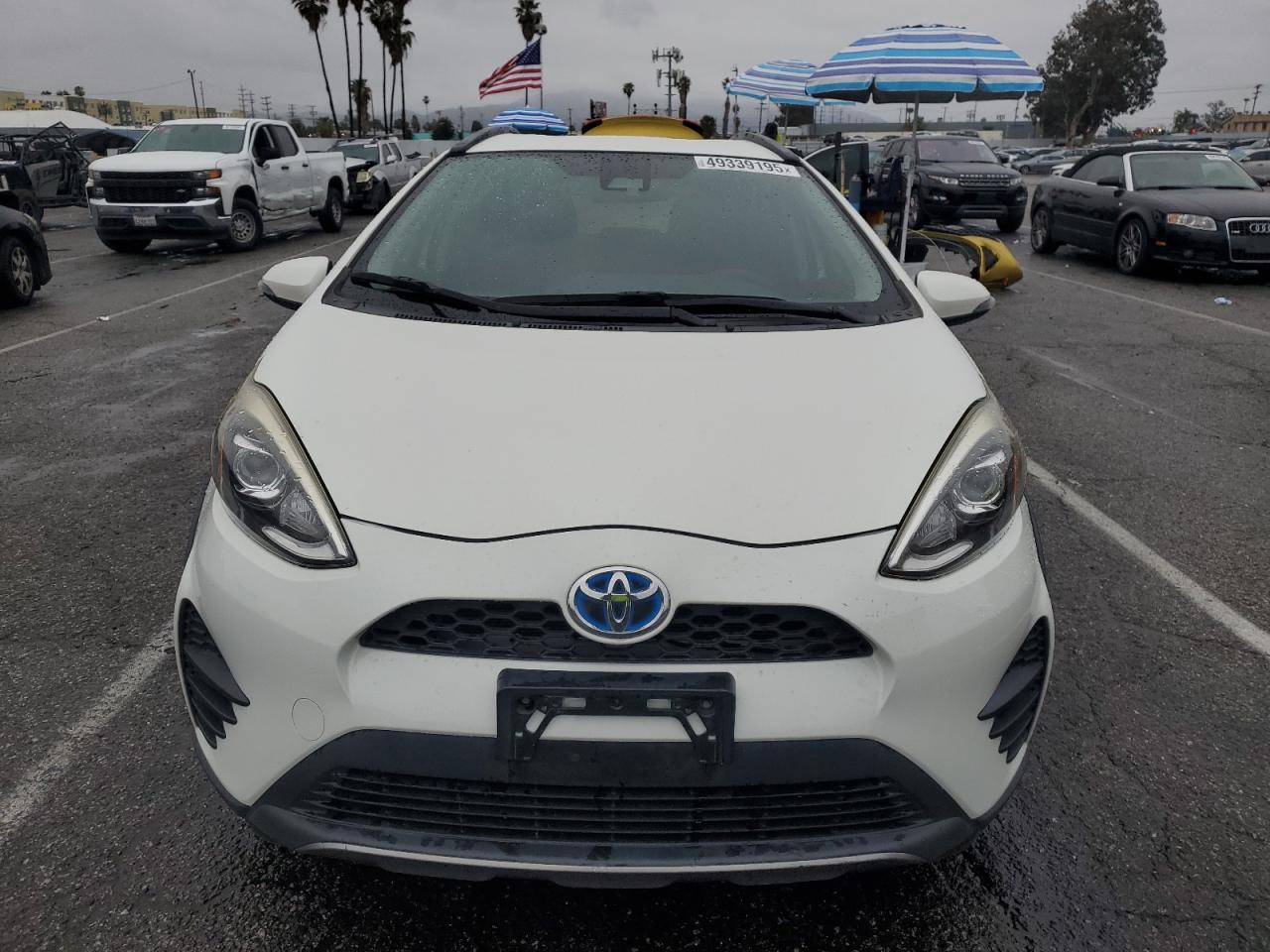2018 Toyota Prius VIN JTDKDTB39J1601991 Copart auction photo, rear end / undercarriage damage thumbnail 5