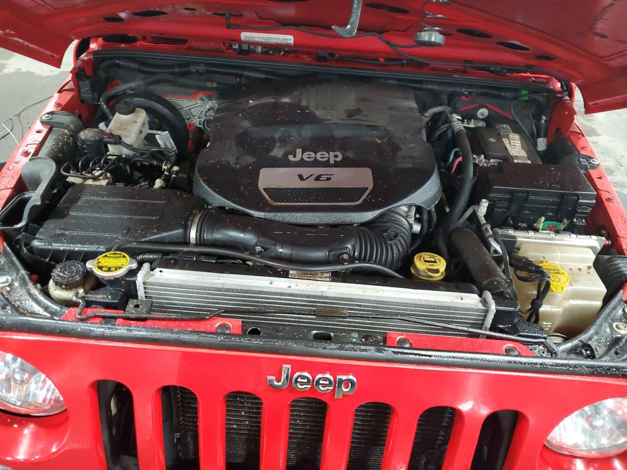 2015 Jeep Wrangler VIN 1C4BJWKG2FL604546 Copart auction photo, rollover damage thumbnail 12