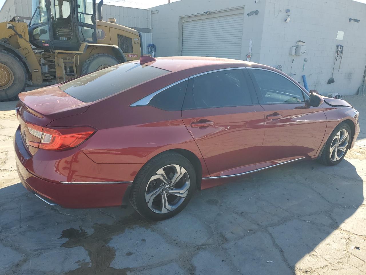 2020 Honda Accord VIN 1HGCV1F45LA017231 Copart auction photo, side / front end damage thumbnail 3