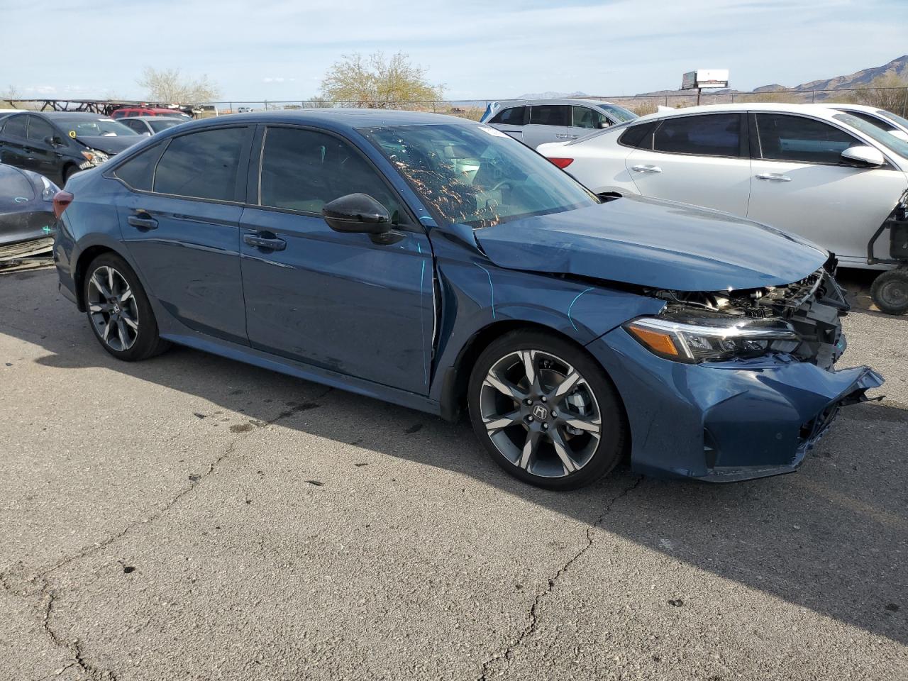 2024 Honda Civic VIN 2HGFE4F8XSH300550 Copart auction photo, front end damage thumbnail 4