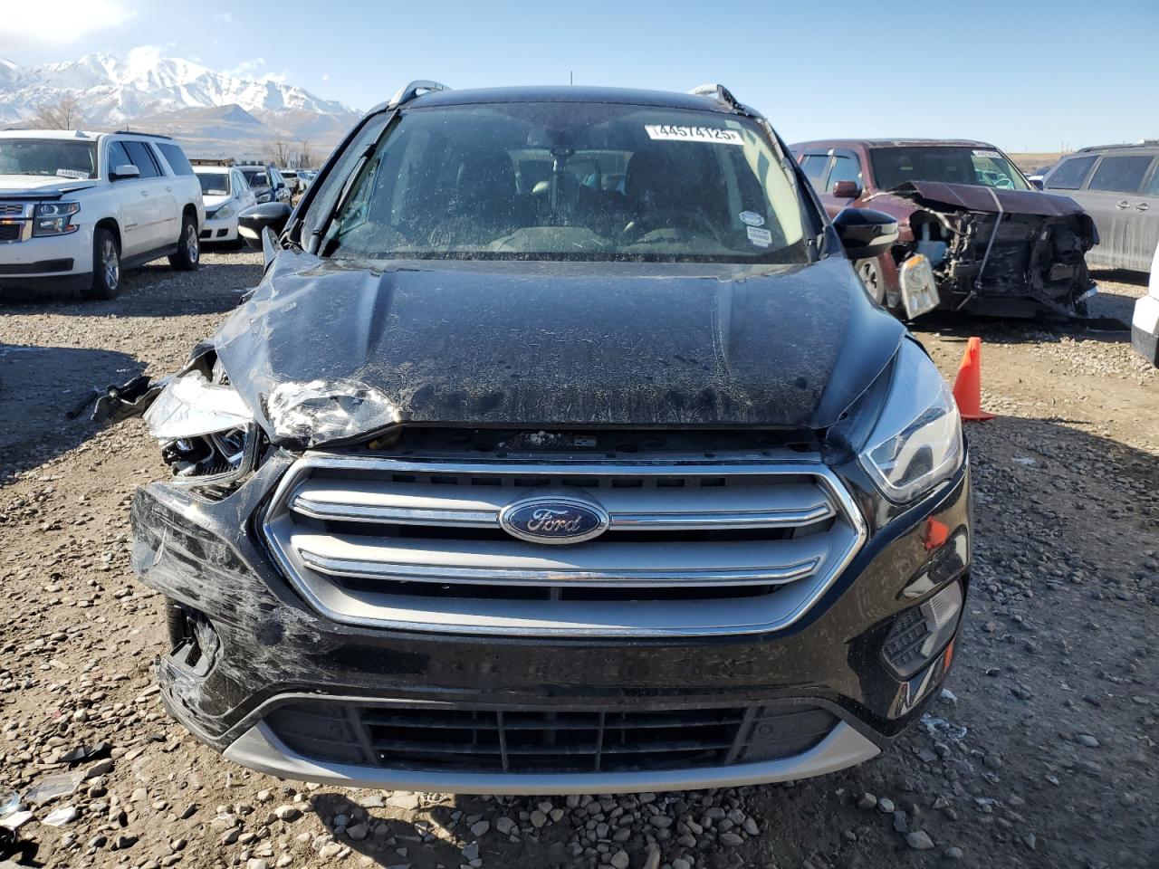 2018 Ford Escape VIN 1FMCU9J92JUC74874 Copart auction photo, front end damage thumbnail 5