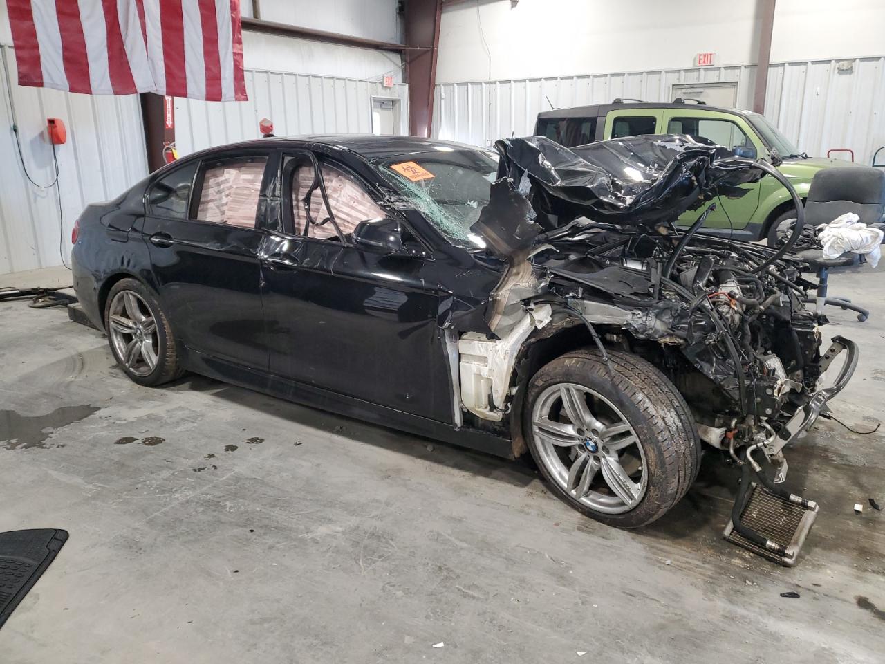 2014 BMW 5er VIN WBAKN9C50ED681845 Copart auction photo, front end damage thumbnail 4