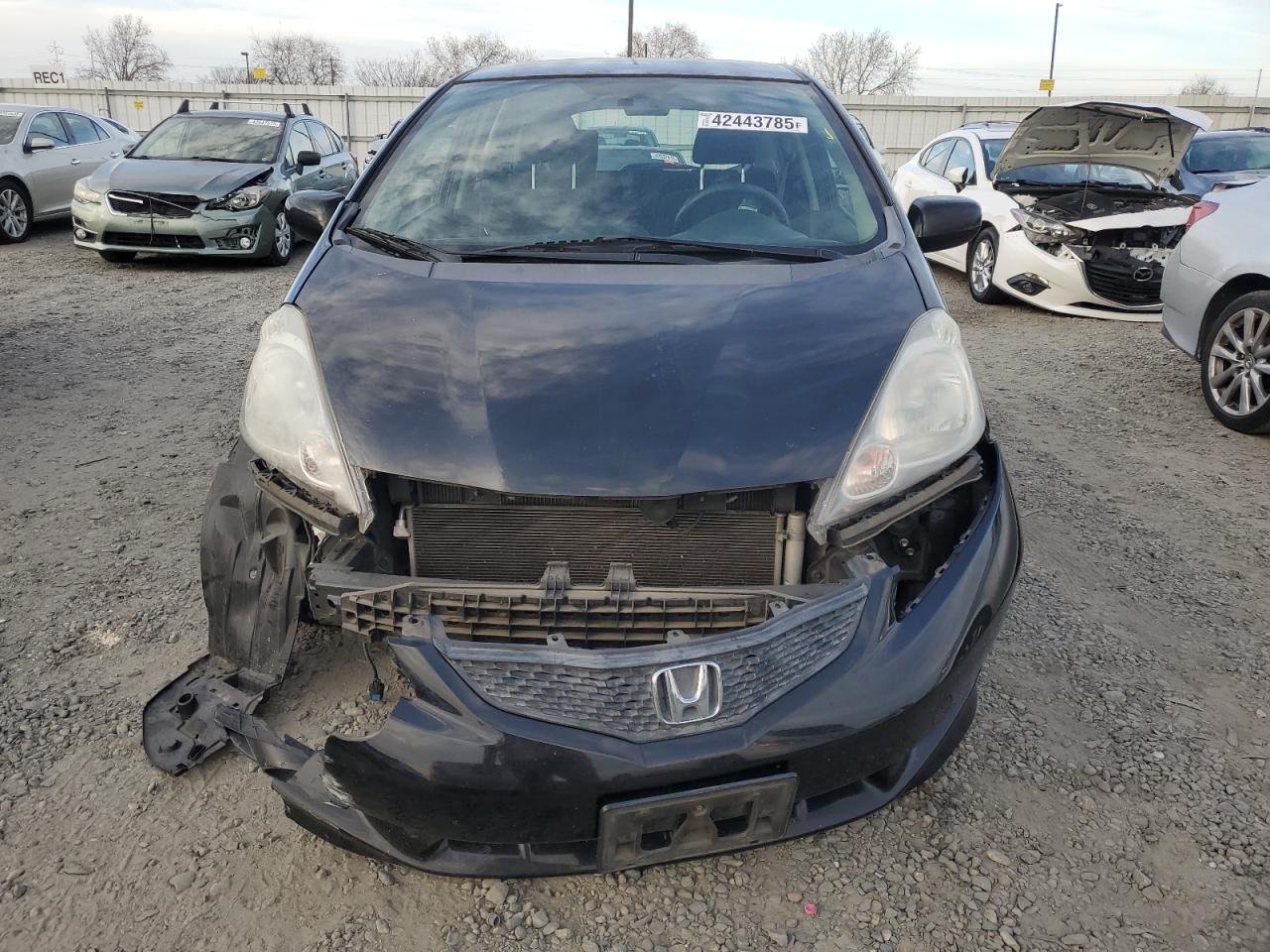 2011 Honda Fit VIN JHMGE8H53BS003625 Copart auction photo, front end damage thumbnail 5