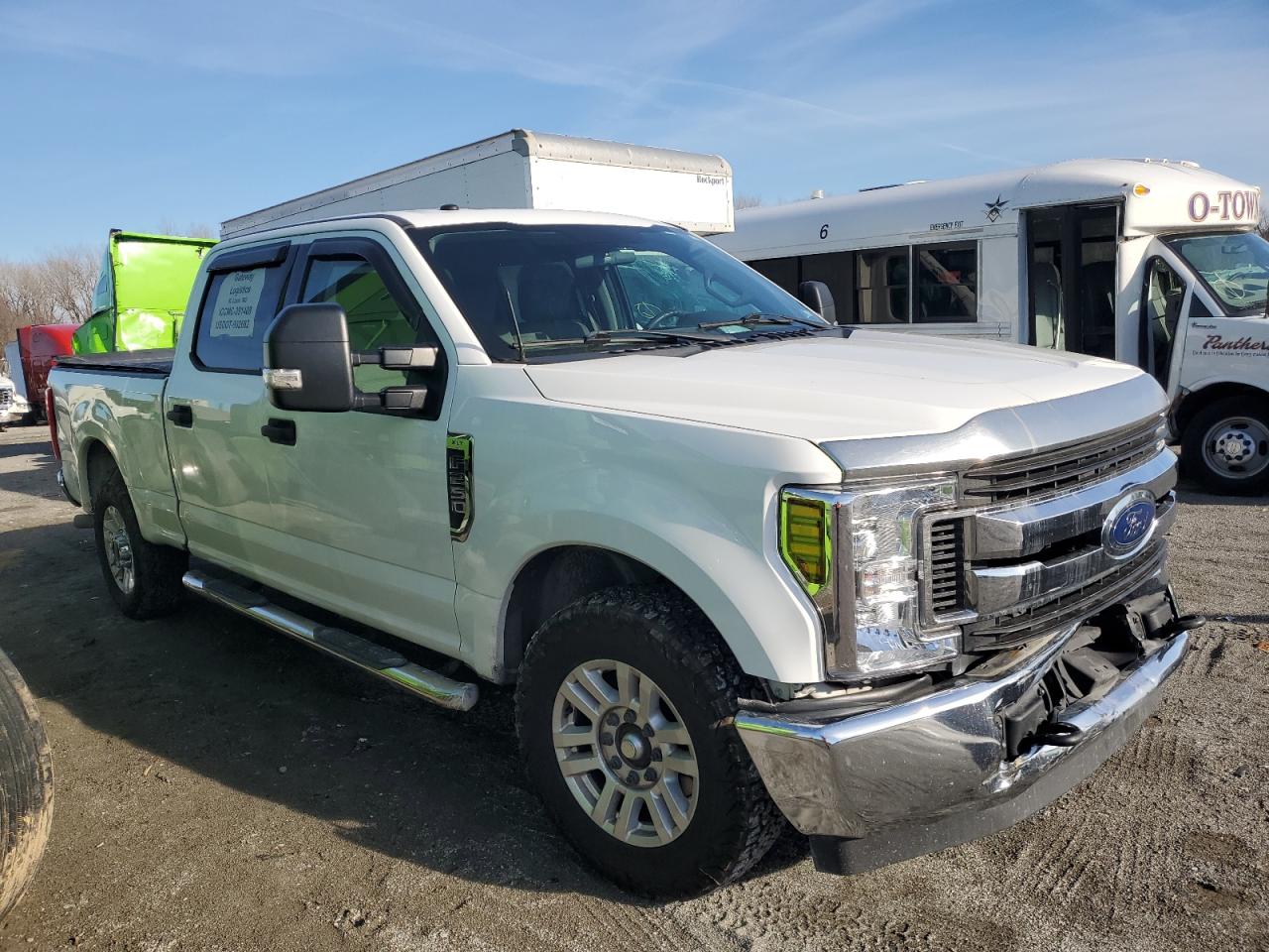 2018 Ford F250 VIN 1FT7W2A6XJEC19810 Copart auction photo, front end / rear end damage thumbnail 4