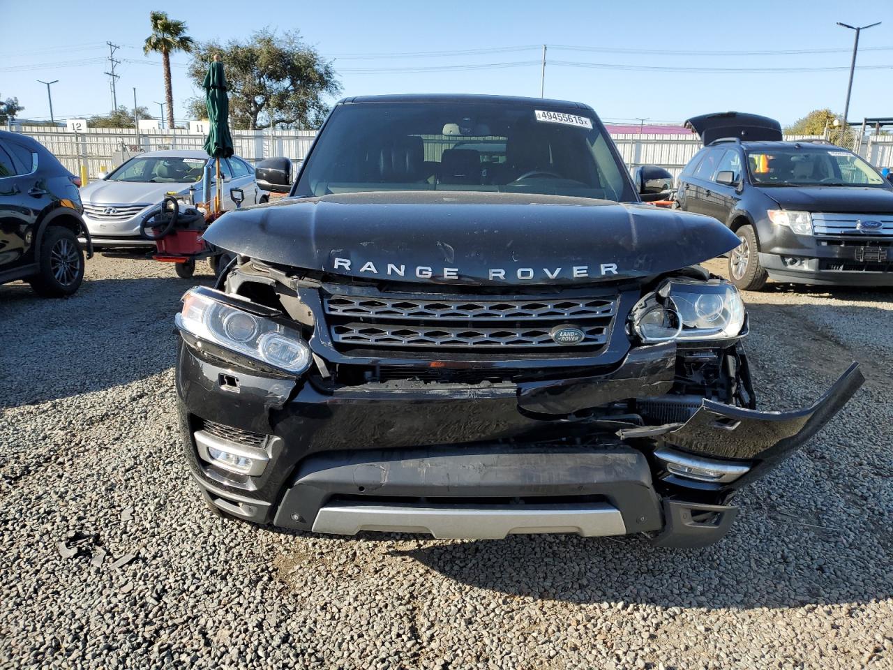 2014 Land Rover Range Rover VIN SALWR2TF7EA375972 Copart auction photo, front end damage thumbnail 5