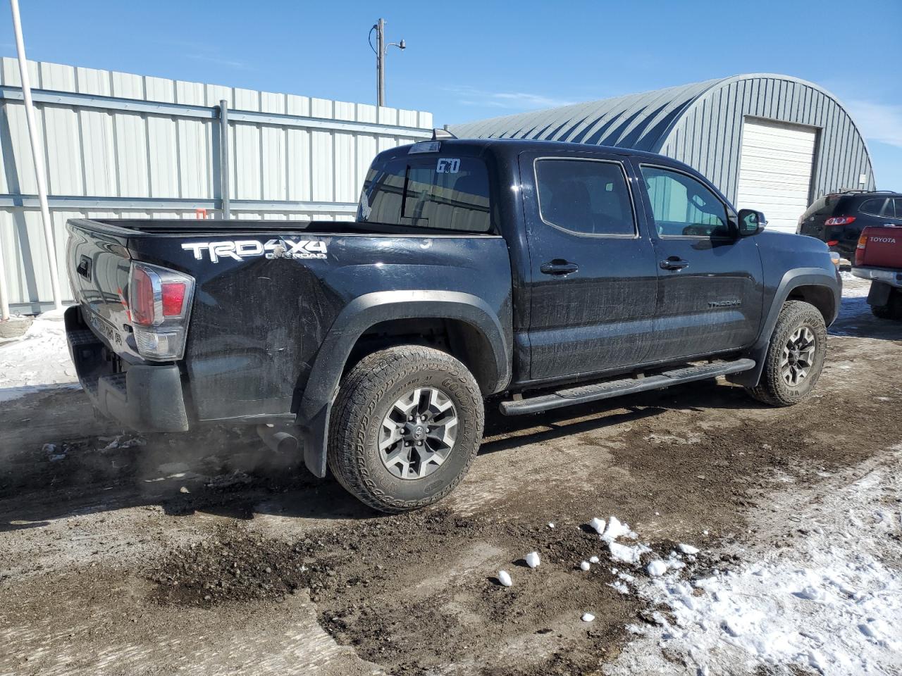 2022 Toyota Tacoma VIN 3TYCZ5AN9NT096598 Copart auction photo, minor dent/scratches damage thumbnail 3