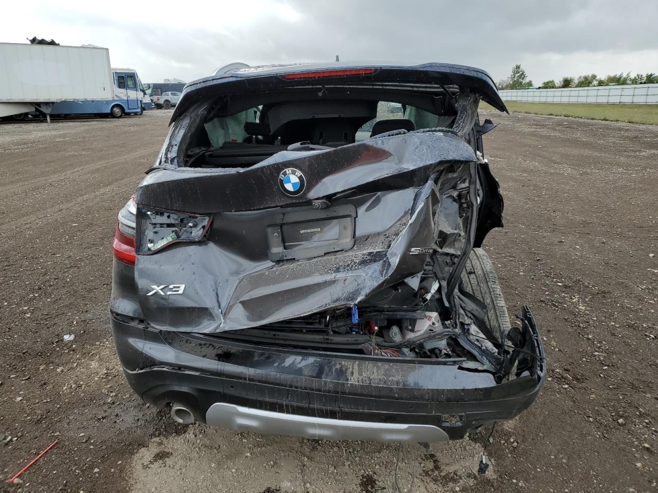 2020 BMW X3 VIN 5UXTY3C00LLU71070 Copart auction photo, rear end damage thumbnail 6