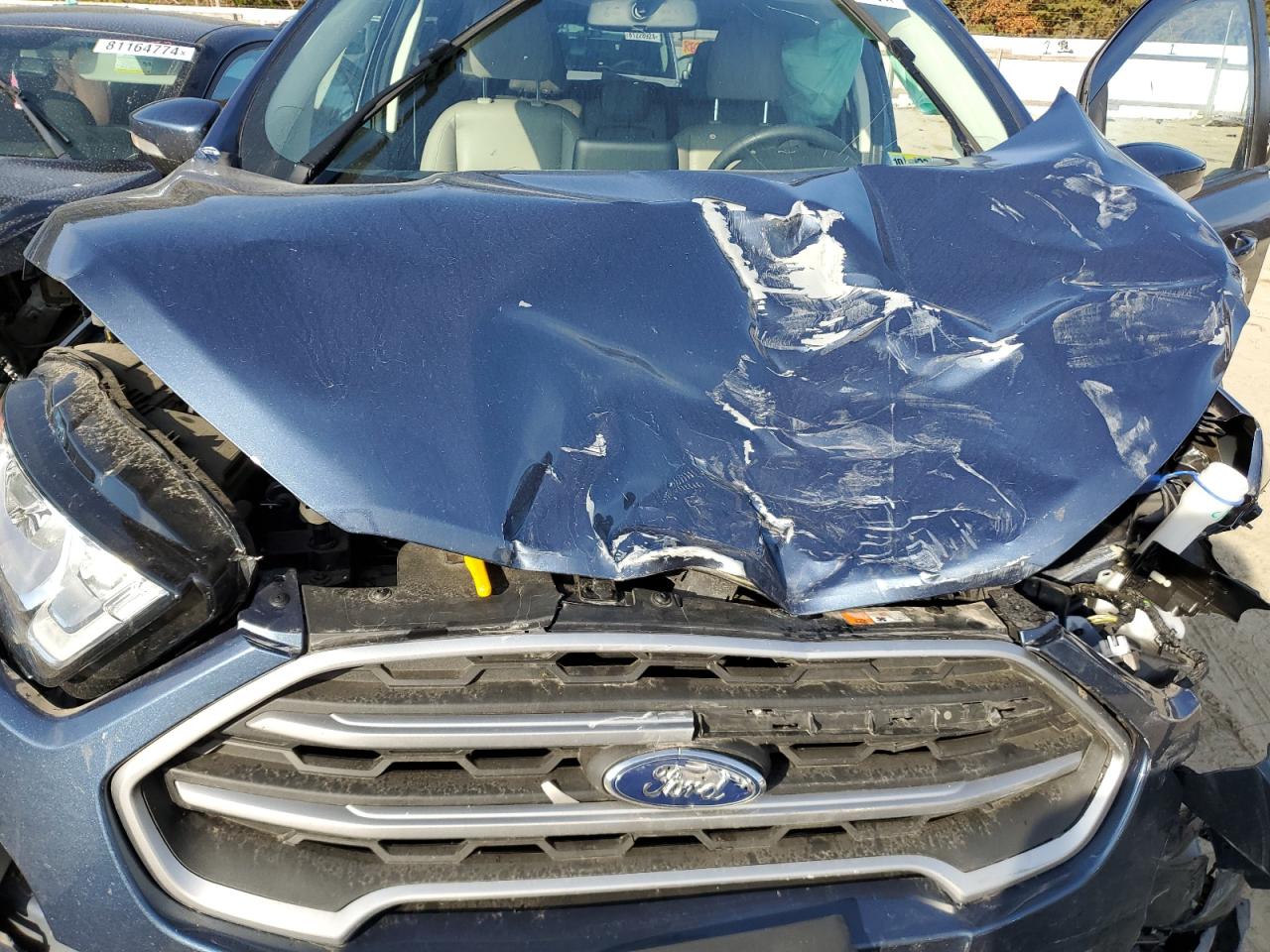 2022 Ford EcoSport VIN MAJ6S3GL5NC466296 Copart auction photo, mechanical / front end damage thumbnail 12