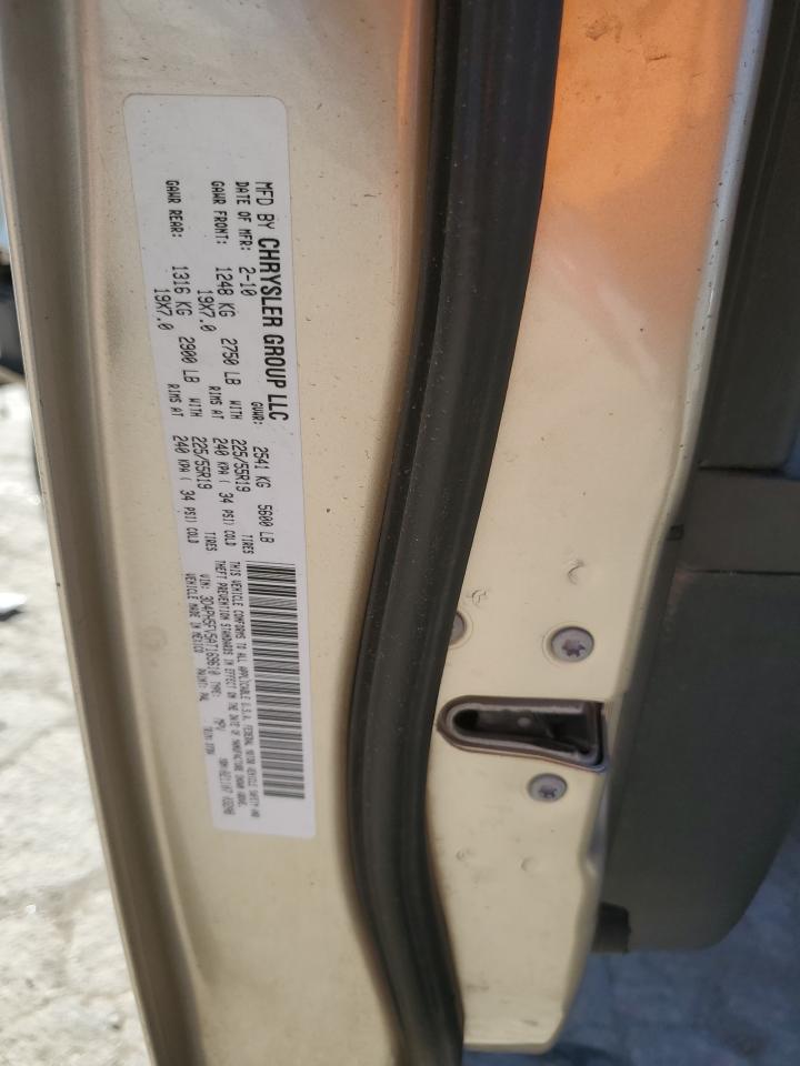 2010 Dodge Journey VIN 3D4PH5FV5AT169610 Copart auction photo, front end damage thumbnail 13