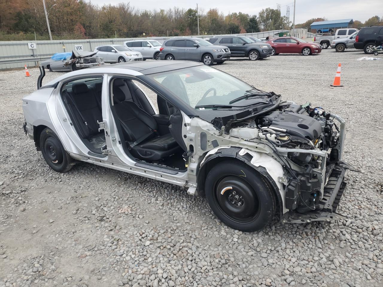 2020 Nissan Maxima VIN 1N4AA6DV3LC371043 Copart auction photo, stripped damage thumbnail 4