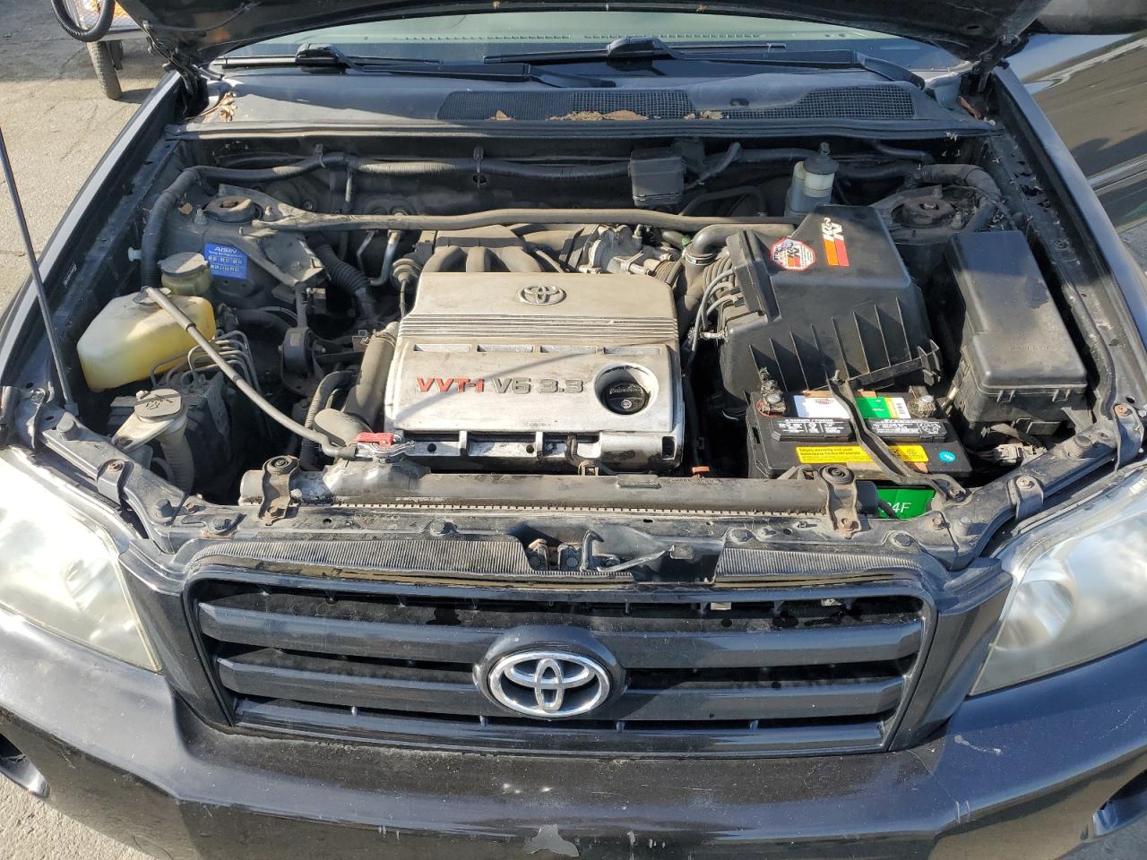 2005 Toyota Highlander VIN JTEDP21A350053424 Copart auction photo, mechanical damage thumbnail 12