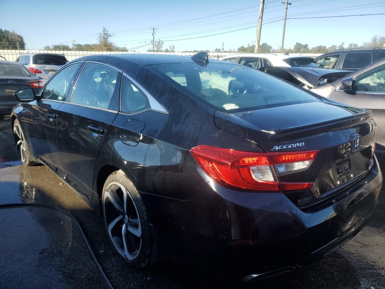 2018 Honda Accord VIN 1HGCV2F31JA025482 Copart auction photo, side damage thumbnail 2
