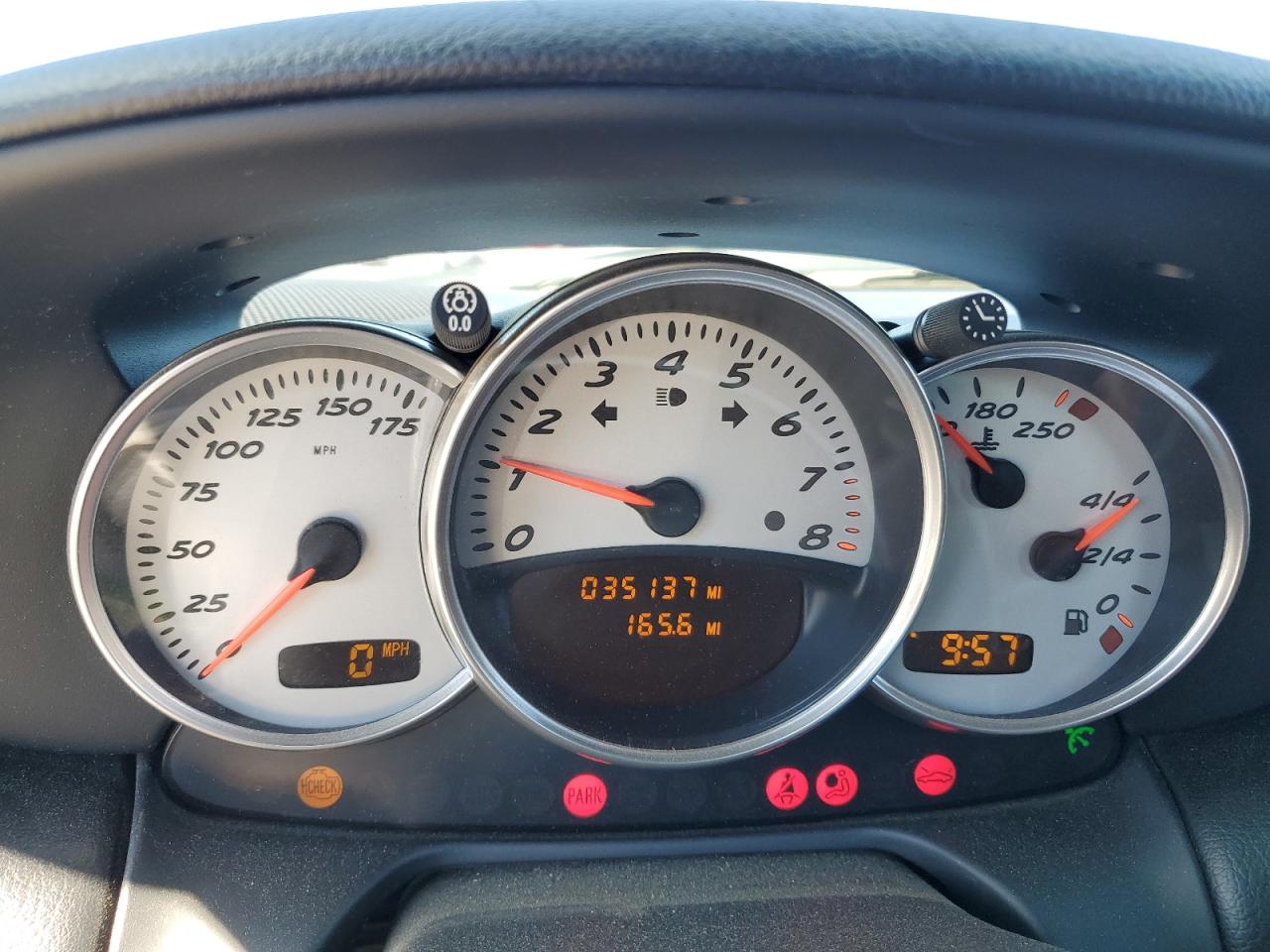 2002 Porsche Boxster VIN WP0CB29822U663271 Copart auction photo, all over damage thumbnail 9