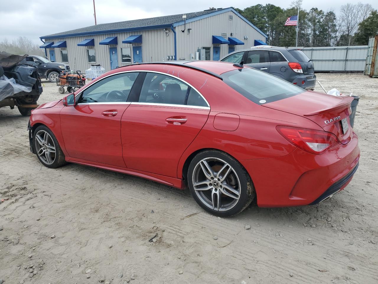 2018 Mercedes-Benz CLA-klasse VIN WDDSJ4EB2JN586668 Copart auction photo, front end damage thumbnail 2