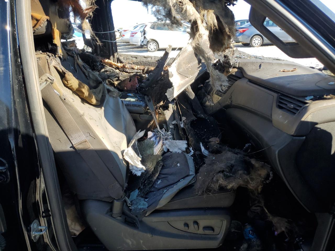 2015 Chevrolet Tahoe VIN 1GNLC2EC7FR699349 Copart auction photo, burn damage thumbnail 7