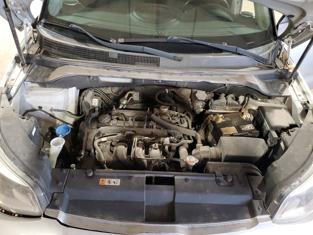 2015 KIA Soul VIN KNDJN2A20F7778171 Copart auction photo, front end / undercarriage damage thumbnail 12