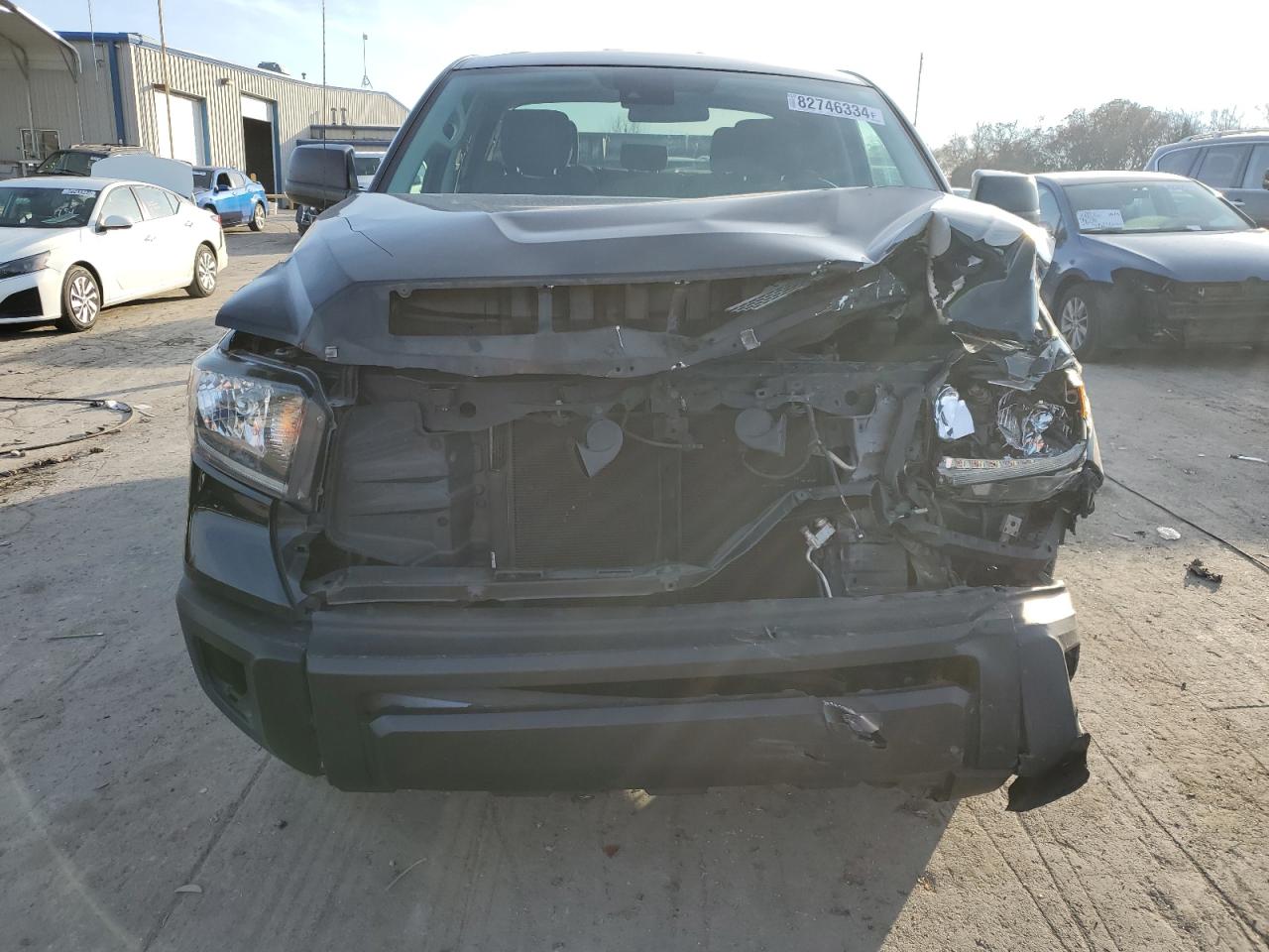 2019 Toyota Tundra VIN 5TFUM5F15KX084068 Copart auction photo, front end / rear end damage thumbnail 5