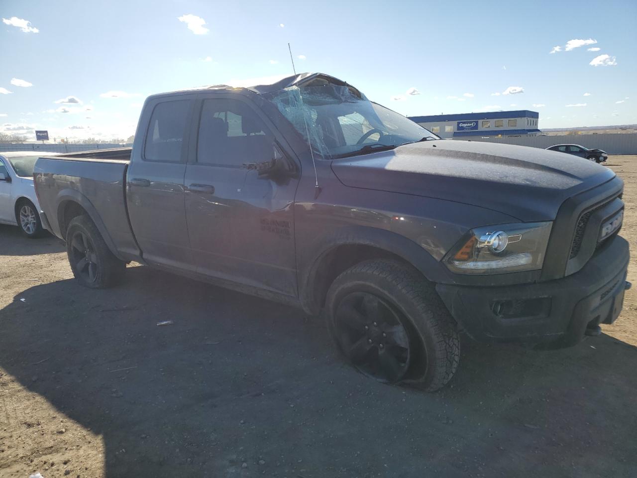 2019 RAM 1500 VIN 1C6RR7GG3KS717452 Copart auction photo, rollover damage thumbnail 4