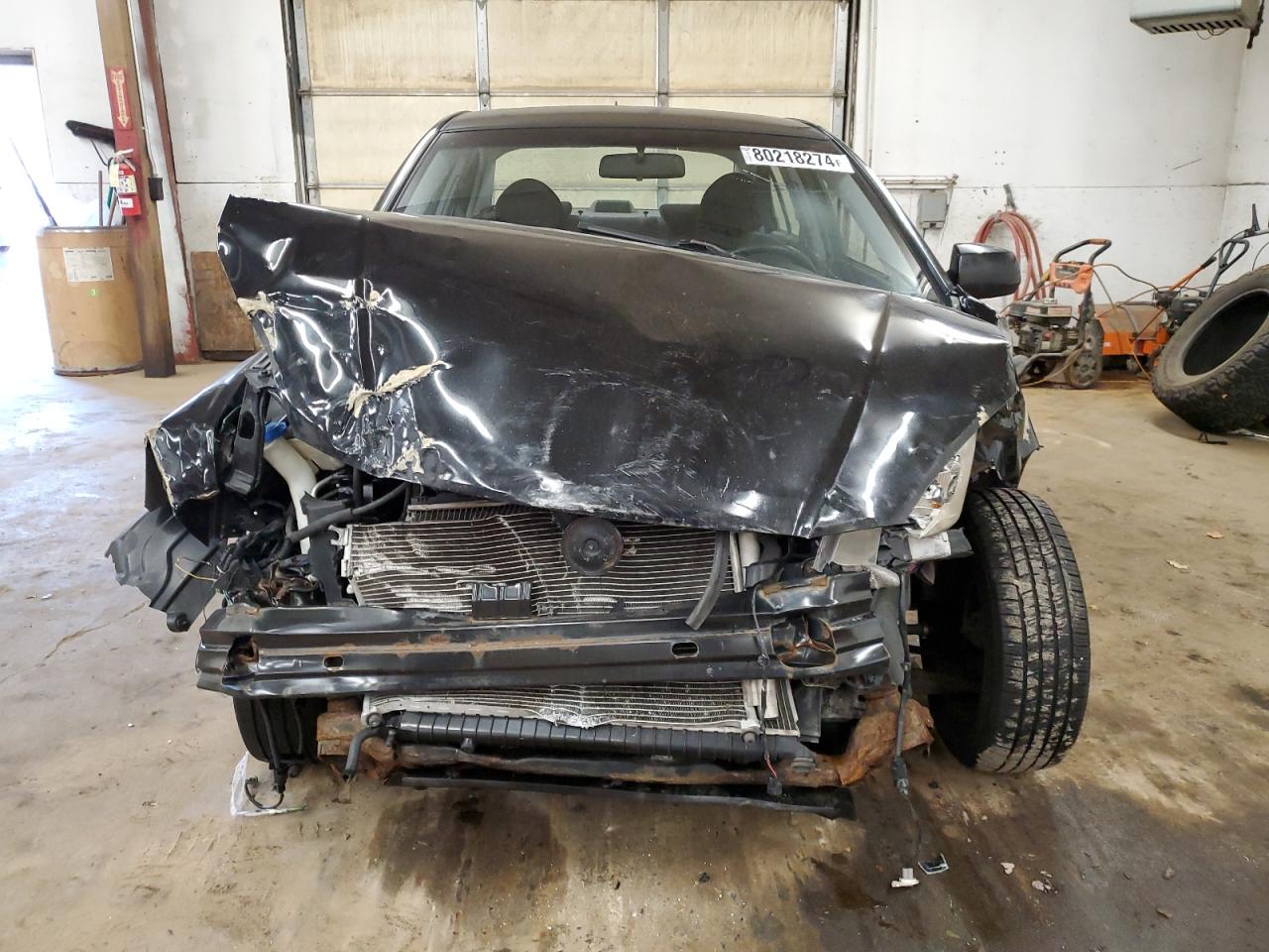 2008 KIA Rio VIN KNADE123386363608 Copart auction photo, front end damage thumbnail 5