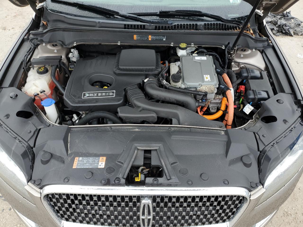 2019 Lincoln MKZ VIN 3LN6L5LU6KR608102 Copart auction photo, side / rear end damage thumbnail 12