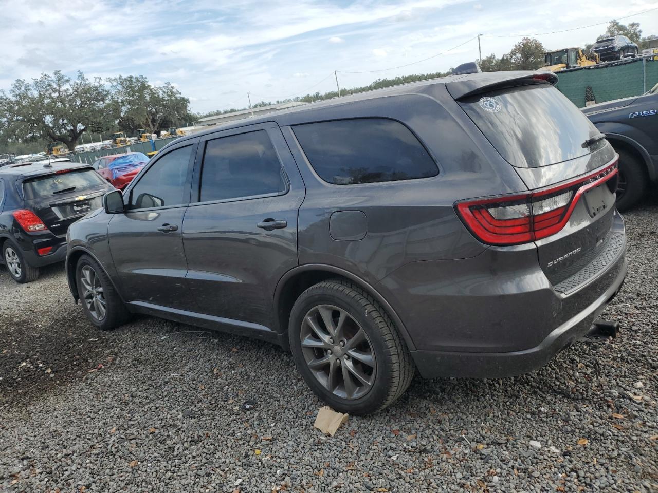 2017 Dodge Durango VIN 1C4RDHDG0HC697598 Copart auction photo, front end / side damage thumbnail 2
