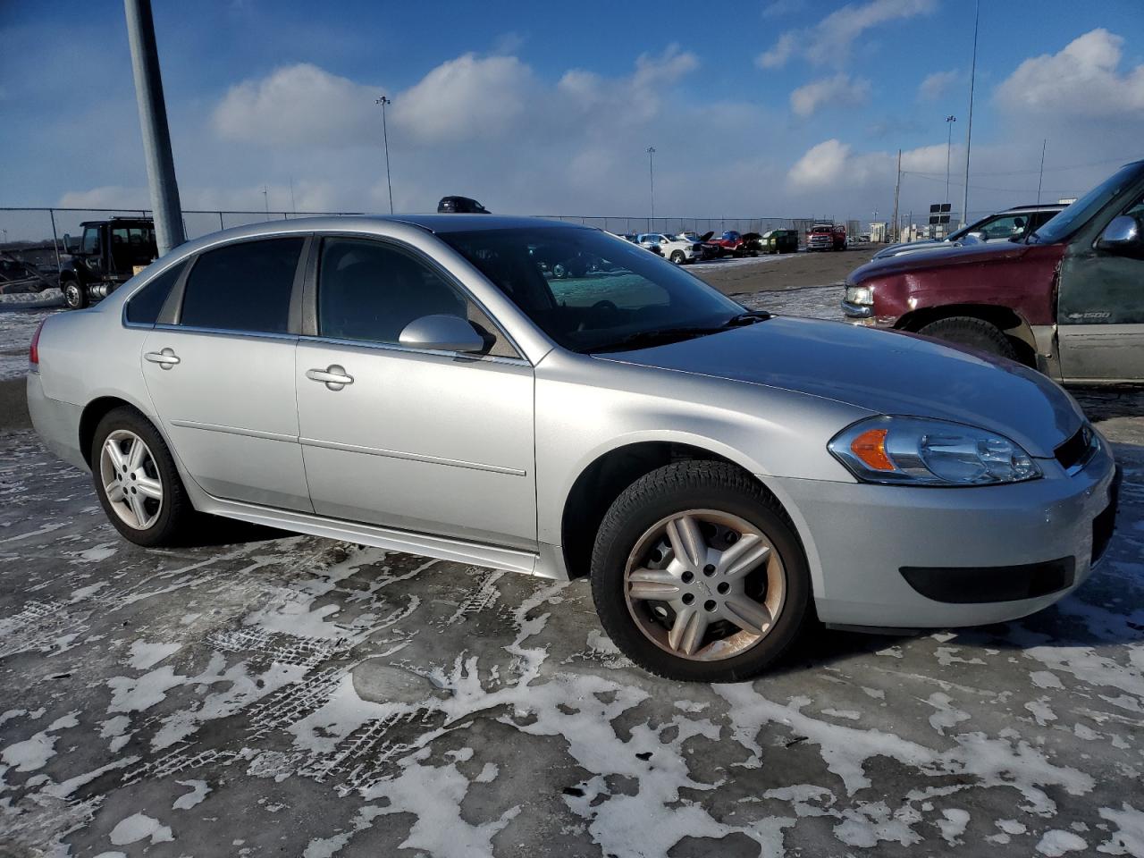2014 Chevrolet Impala VIN 2G1WD5E36E1167868 Copart auction photo, rear end damage thumbnail 4