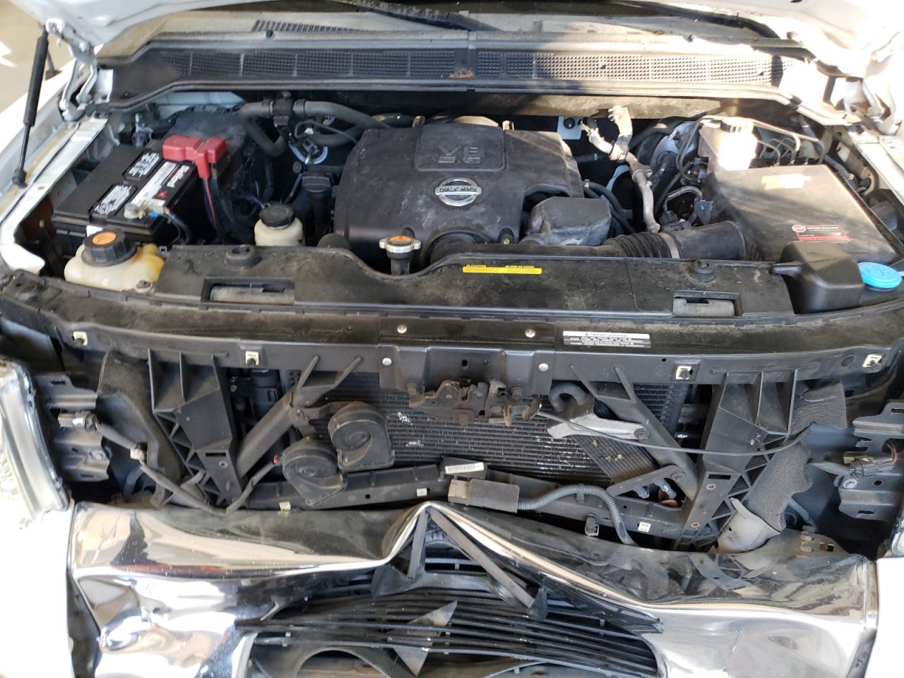 2012 Nissan Titan VIN 1N6AA0ED7CN310423 Copart auction photo, front end / mechanical damage thumbnail 11