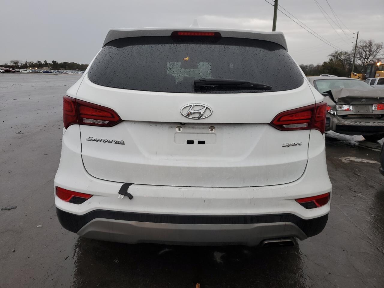 2017 Hyundai Santa Fe VIN 5XYZT3LB8HG434668 Copart auction photo, all over damage thumbnail 6
