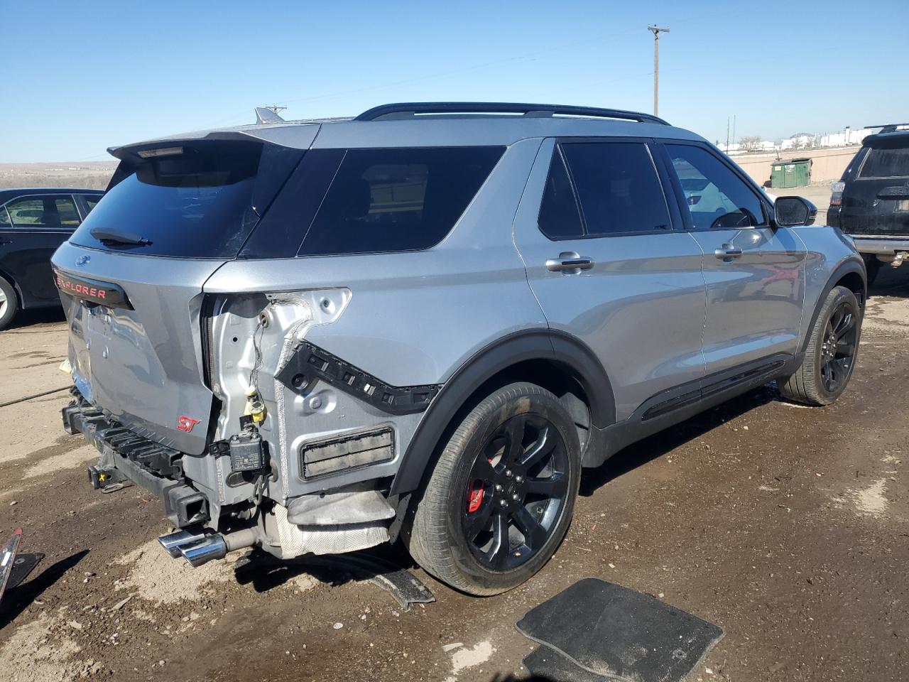 2020 Ford Explorer VIN 1FM5K8GC2LGD05957 Copart auction photo, rear end damage thumbnail 3
