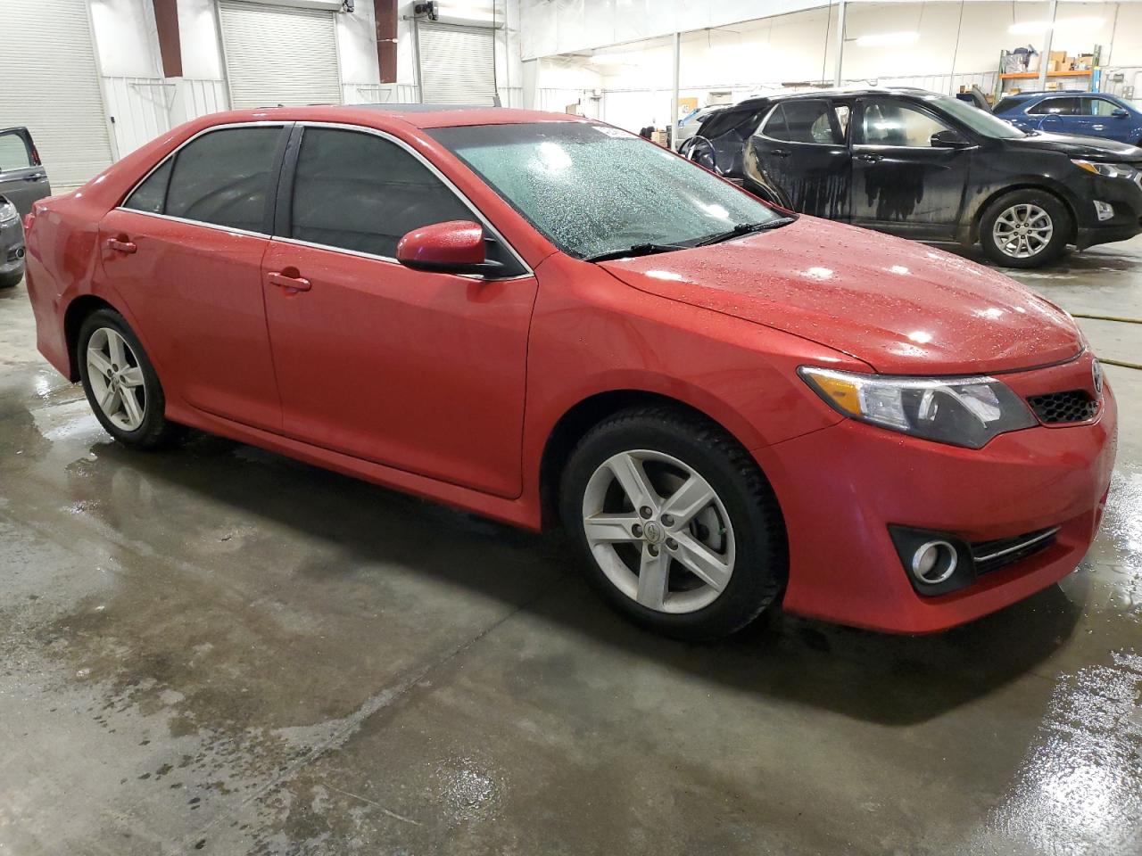 2013 Toyota Camry VIN 4T1BF1FK4DU663538 Copart auction photo, front end / side damage thumbnail 4