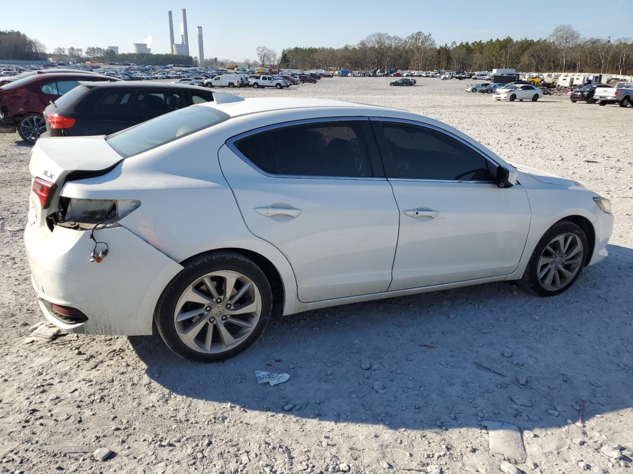 2016 Acura ILX VIN 19UDE2F36GA010327 Copart auction photo, rear end damage thumbnail 3