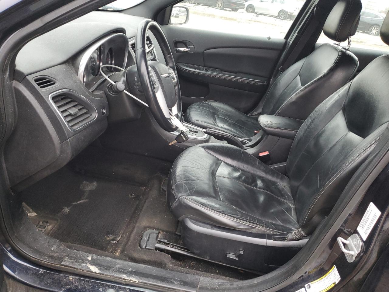 2012 Chrysler 200 VIN 1C3CCBCB1CN250839 Copart auction photo, burn - engine damage thumbnail 7
