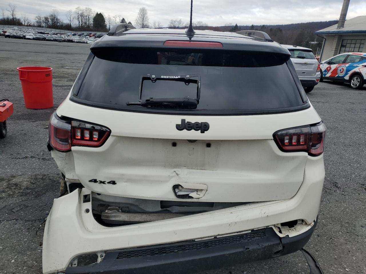 2020 Jeep Compass VIN 3C4NJDBB2LT173356 Copart auction photo, all over damage thumbnail 6