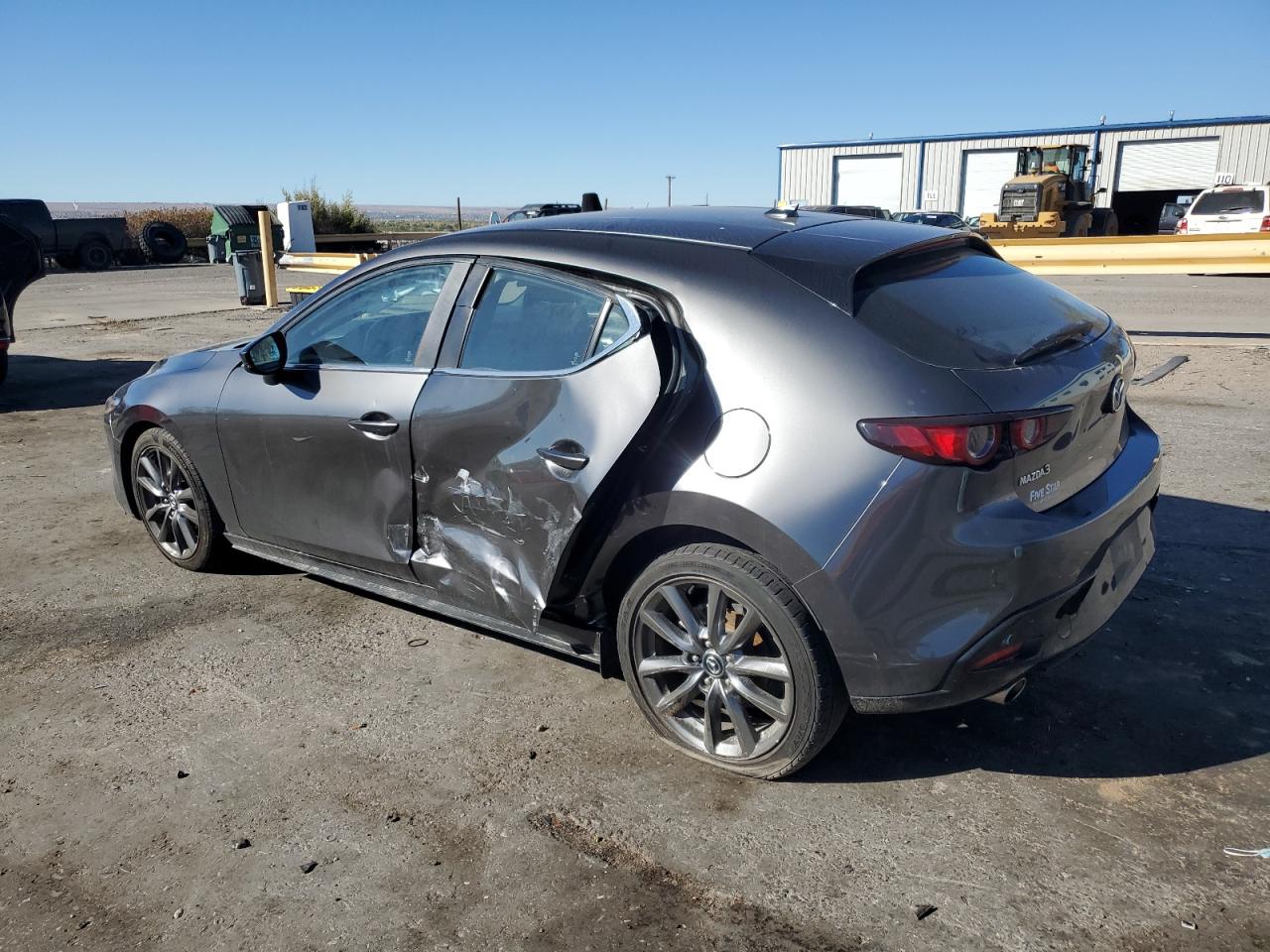 2019 Mazda 3 VIN JM1BPAMM2K1118930 Copart auction photo, front end / side damage thumbnail 2