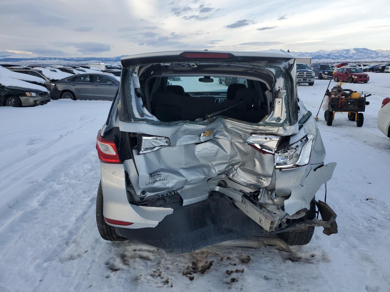 2020 Chevrolet Equinox VIN 2GNAX5EVXL6203143 Copart auction photo, rear end / front end damage thumbnail 6