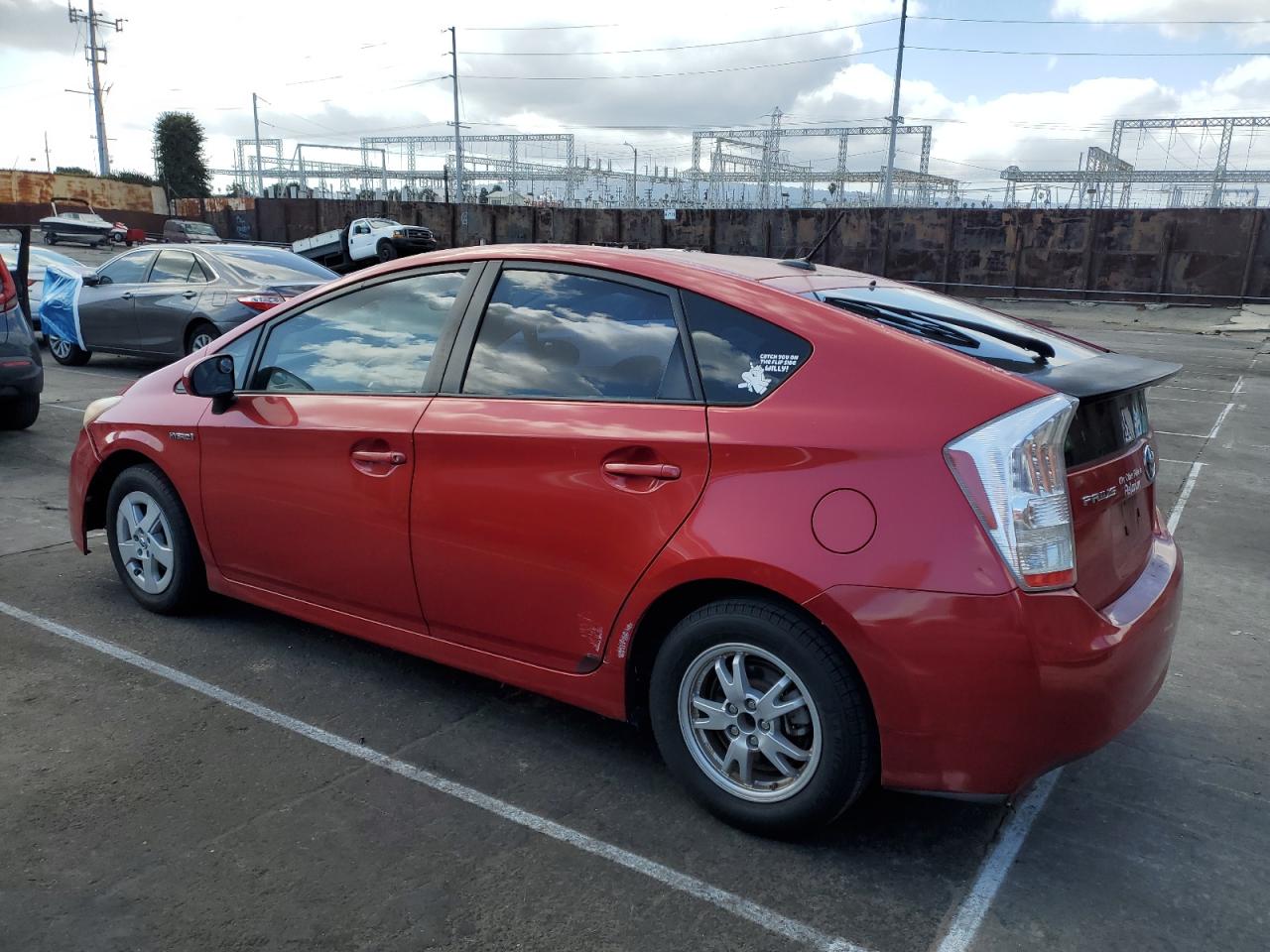 2011 Toyota Prius VIN JTDKN3DU1B1370556 Copart auction photo, all over damage thumbnail 2