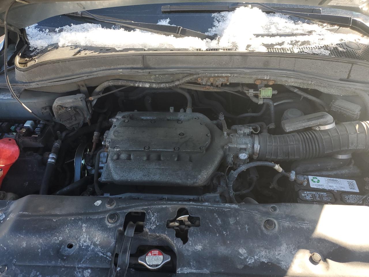 2005 Honda Pilot VIN 2HKYF18495H506709 Copart auction photo, rear end damage thumbnail 14