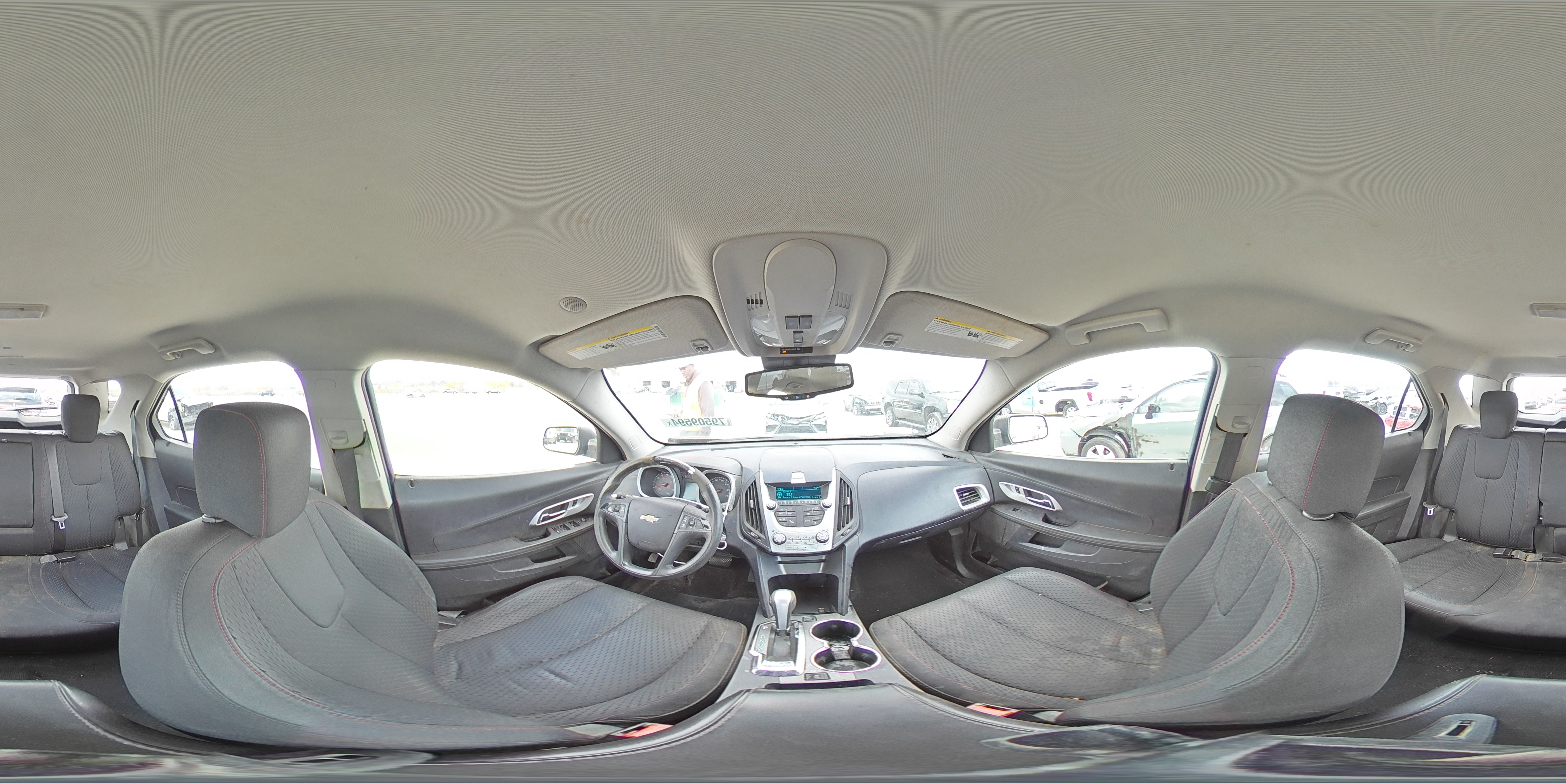 2013 Chevrolet Equinox VIN 2GNALBEKXD1268105 Copart auction photo, front end / hail damage thumbnail 14