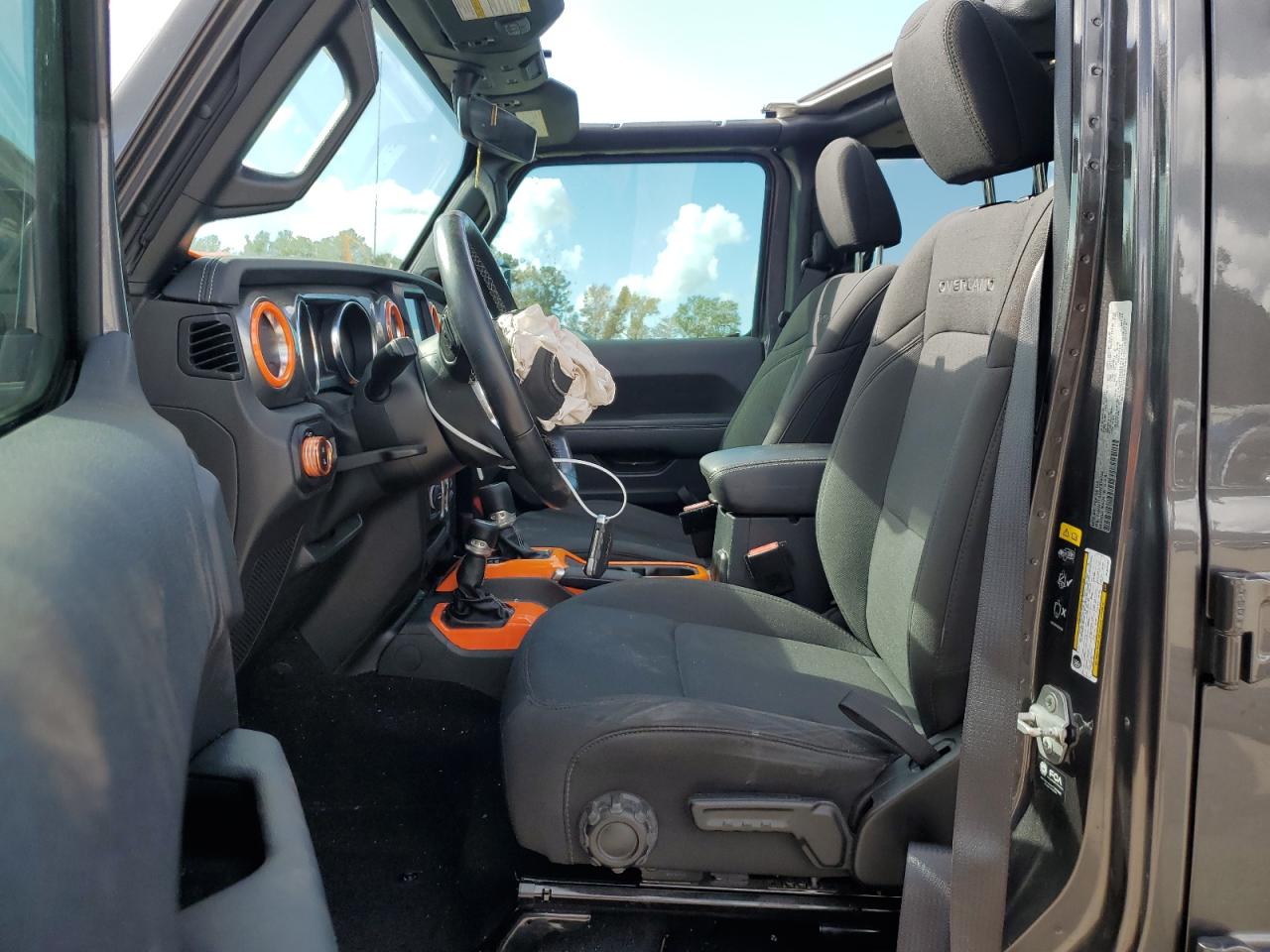 2021 Jeep Gladiator VIN 1C6HJTFG0ML574762 Copart auction photo, rollover damage thumbnail 7
