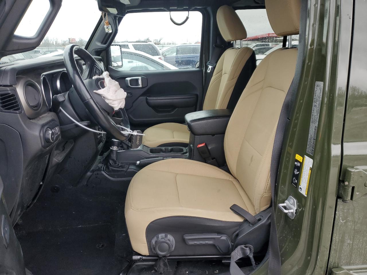 2021 Jeep Wrangler VIN 1C4HJXDN7MW586102 Copart auction photo, front end / minor dent/scratches damage thumbnail 7