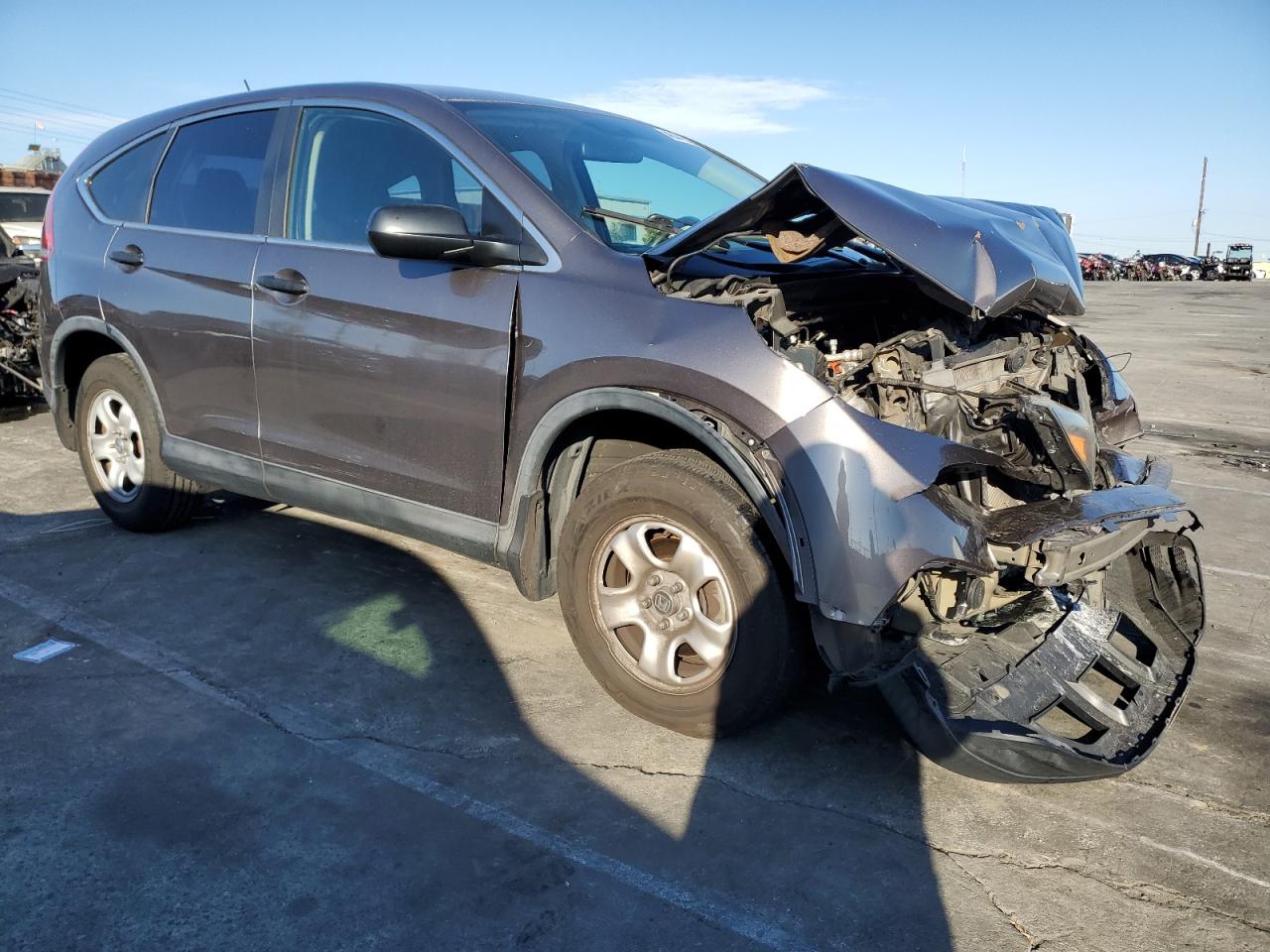 2013 Honda CR-V VIN 5J6RM3H39DL002324 Copart auction photo, front end damage thumbnail 4