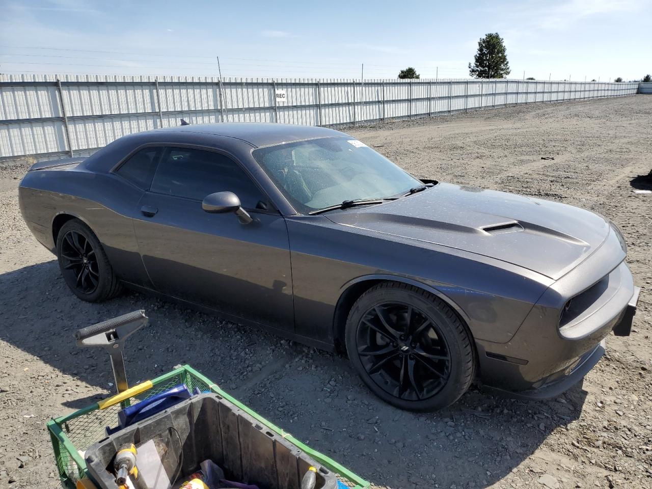 2018 Dodge Challenger VIN 2C3CDZAG4JH199749 Copart auction photo, side / rear end damage thumbnail 4